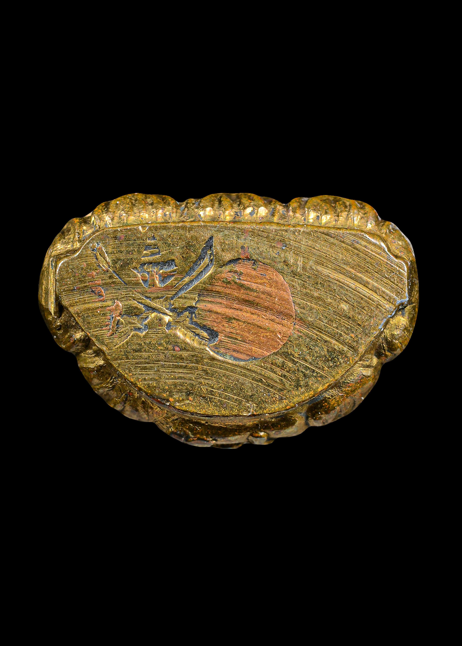 พระกริ่งร.ด. เจ้าคุณนรฯ วัดเทพศิรินทร์ เนื้อทองผสม ปี2513 ตอกโค๊ตดาบไขว้ที่ใต้ฐาน กริ่งดัง สภาพสวยเดิมๆ