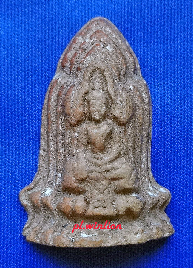 พระโคนสมอเล็ก เนื้อดิน กรุวัดค้างคาว จ.ชัยนาท
