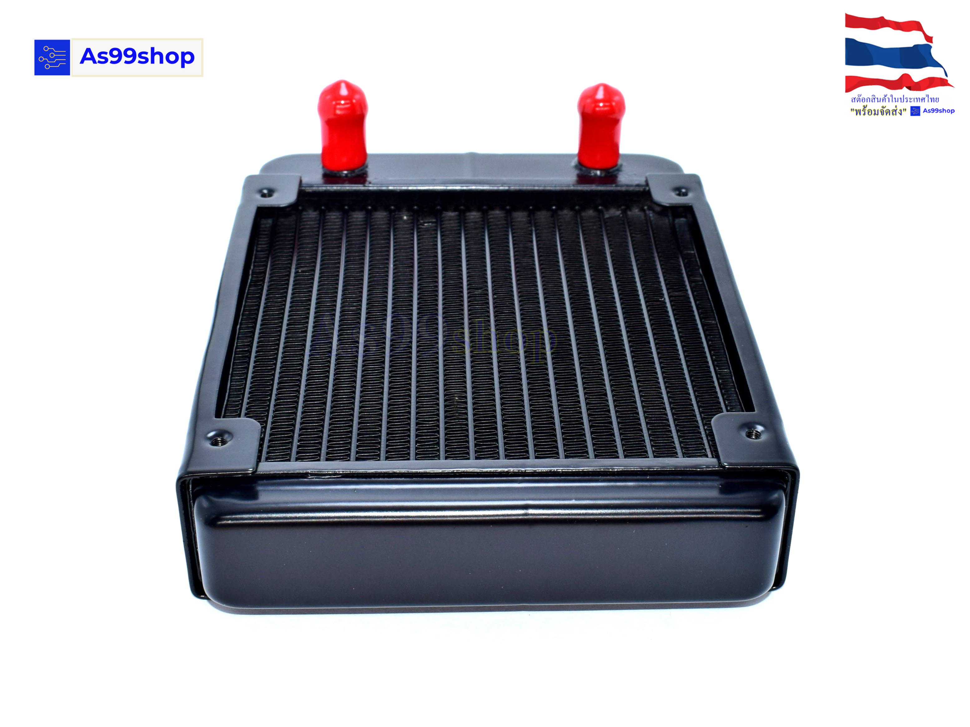 หม้อน้ำระบายความร้อน Aluminium Water Cooling Radiator ขนาด 120 mm. 18 ช่อง