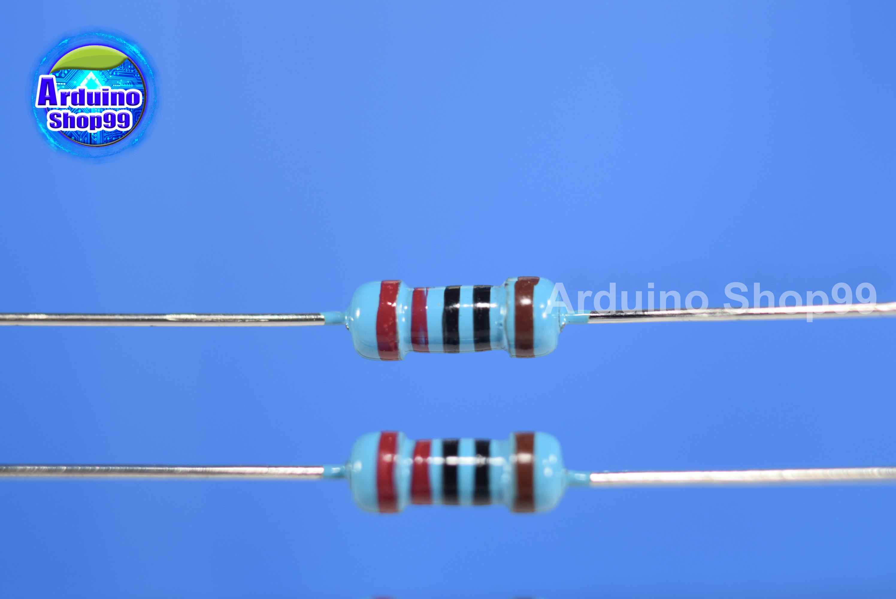 ตัวต้านทาน 220 Ohm 1/4W ( 1 ชุด มี40 ตัว )
