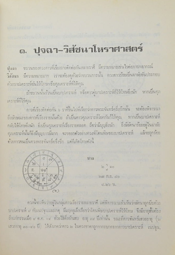 ปุจฉา-วิสัชนาโหราศาสตร์ ภาคพิธีกรรม กับนรลักษณ์