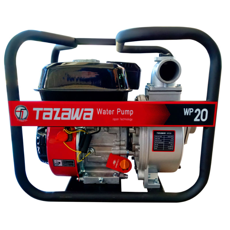 TAZAWA PRO TAZ-WP20 เครื่องสูบน้ำ 2"x2" H.27m 640L/min เบนซิน 7HP เชือกดึง