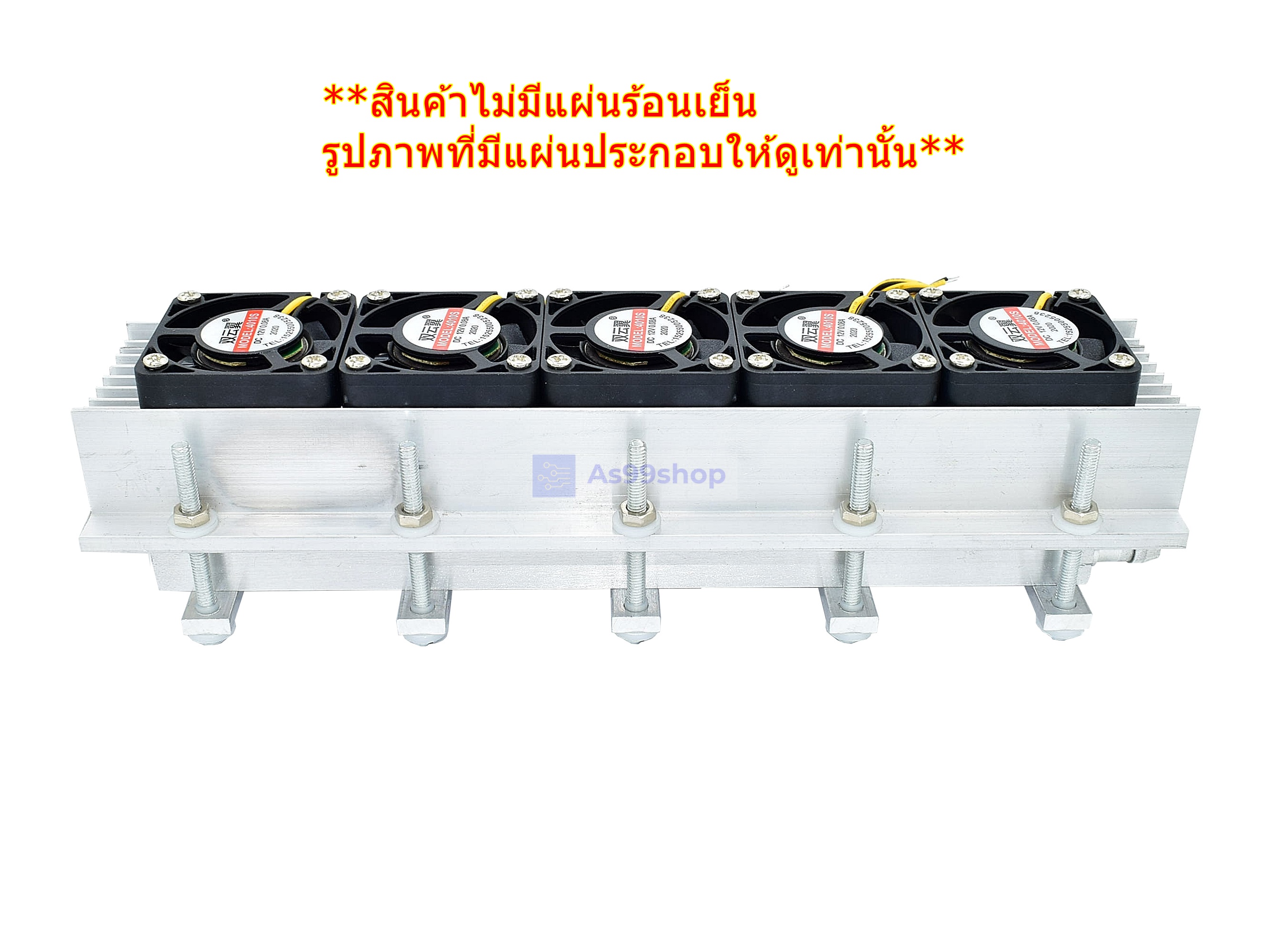 ชุดทำความเย็น ระบายความร้อนด้วยน้ำขนาด 5 บล๊อค(40*200*12) Mini Cooling block(สินค้าเป็นชุดคิทไม่มี แผ่นร้อนเย็น)