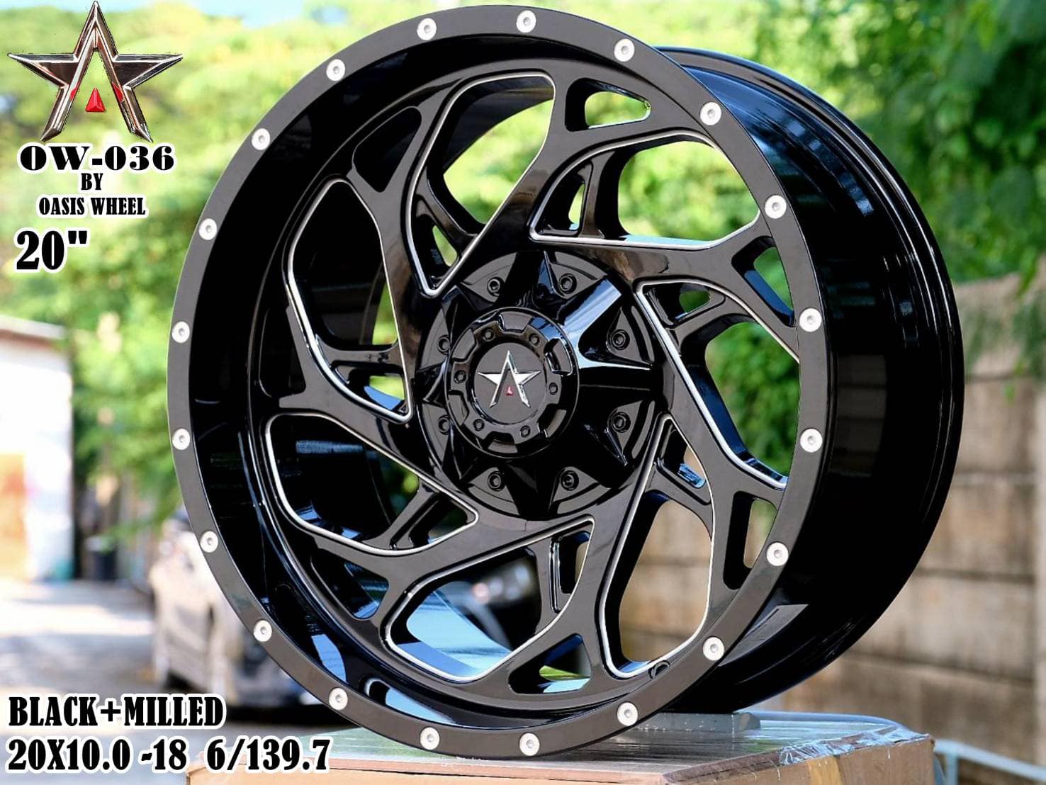 ล้อ Oasis Wheels OW-036 ขอบ 20 ออฟโรด