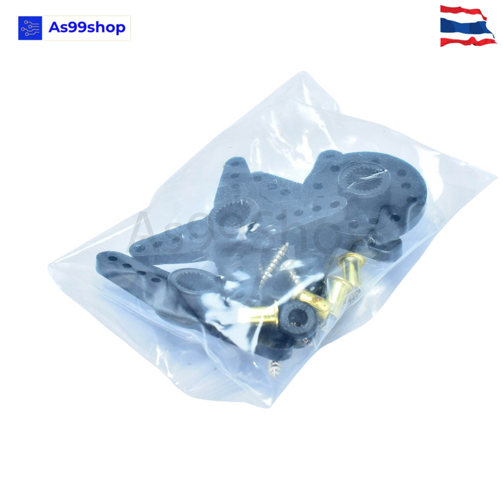 MG996R เซอร์โว หมุนได้ 0-180 องศา แรงบิด 13 kg/cm เฟืองโลหะ