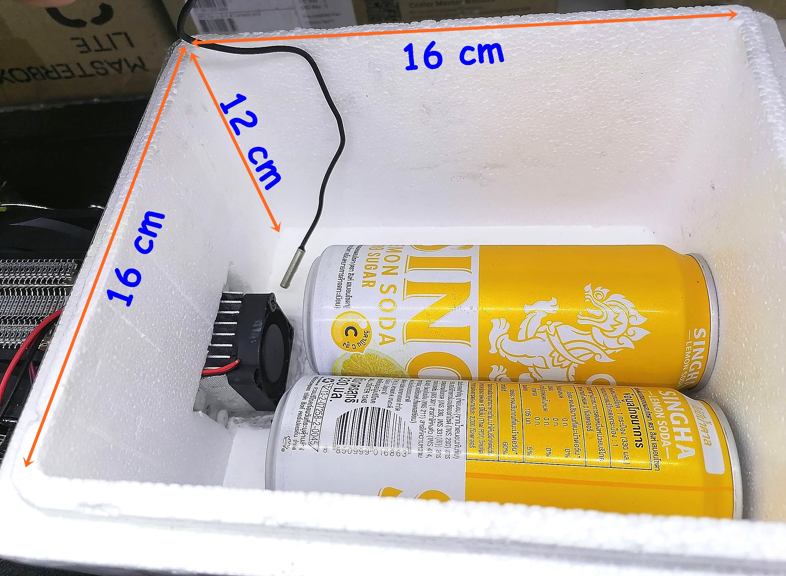 ชุดทำความเย็น small air conditioning refrigerator(ชุดสำเร็จ พร้อมแผ่น ร้อนเย็น)