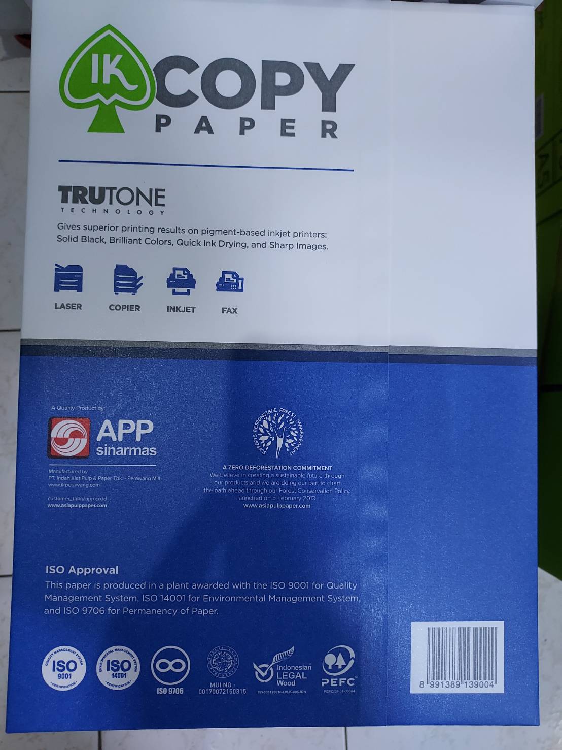 กระดาษถ่ายเอกสารA4 กระดาษเอ4 ความหนา 70 แกรม ตราใบโพธิ์พลัส-มีราคาส่ง-กระดาษปอนด์ขาวเอสี่-กระดาษเอสี่ราคาถูก-โรงงานกระดาษเอสี่