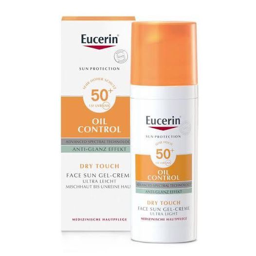 กันแดด Eucerin Sun Gel-Creme Oil Control Dry Touch SPF 50+ 50ml