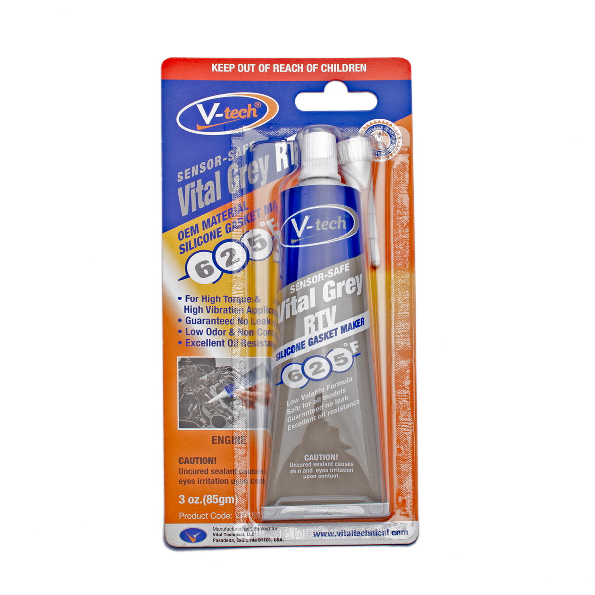 V-tech VT-152 ซิลิโคนทาปะเก็น (สีเทา) 85g