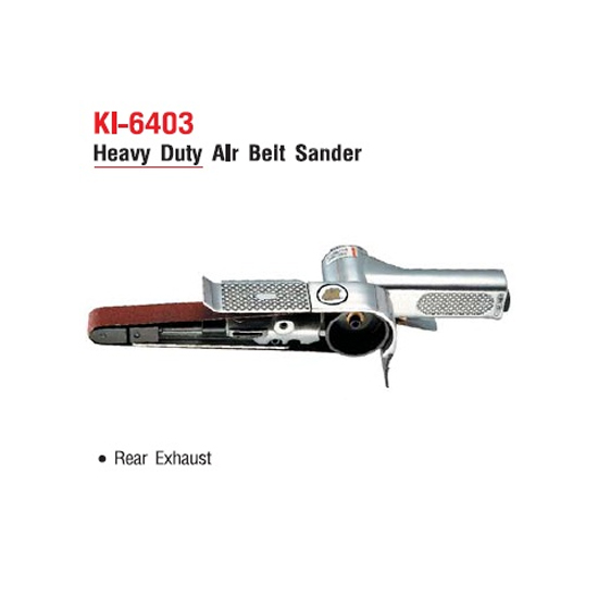 KUANI KI-6403 เครื่องขัดกระดาษทรายสายพานลม 20x520mm
