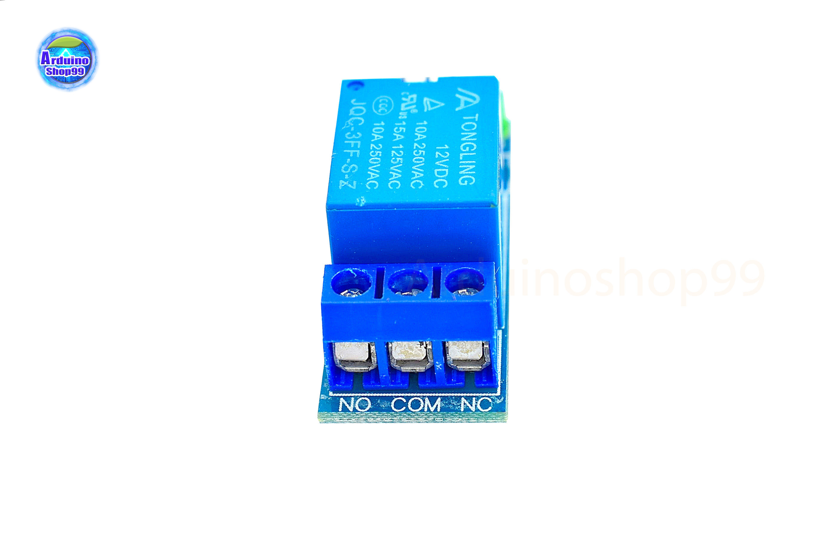 1-channel 12V relay module with optocoupler isolation low-level trigger