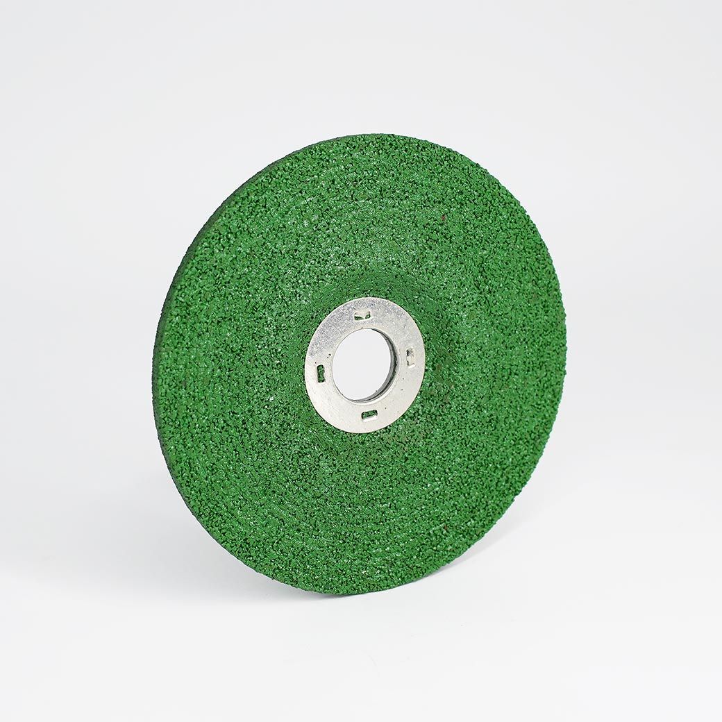 SUMO ใบเจียรสแตนเลส 4"x4mm หนา สีเขียว (25ใบ/กล่อง)