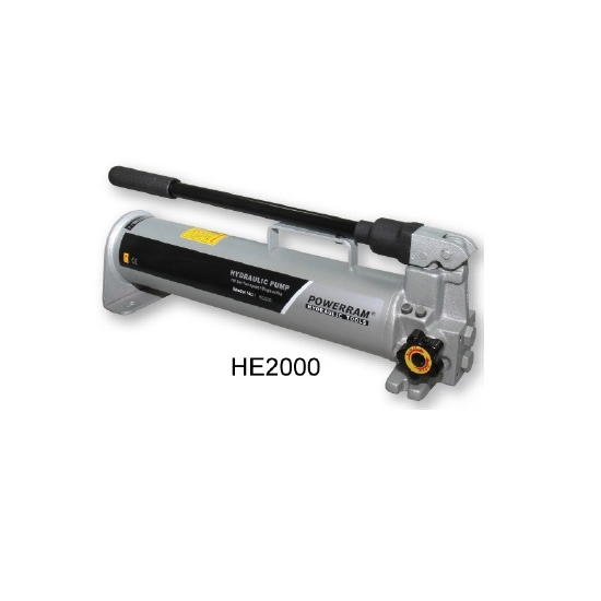 POWERRAM HE 2000 ไฮดรอลิคปั๊ม มือโยก 2 stage 700bar 2000cc