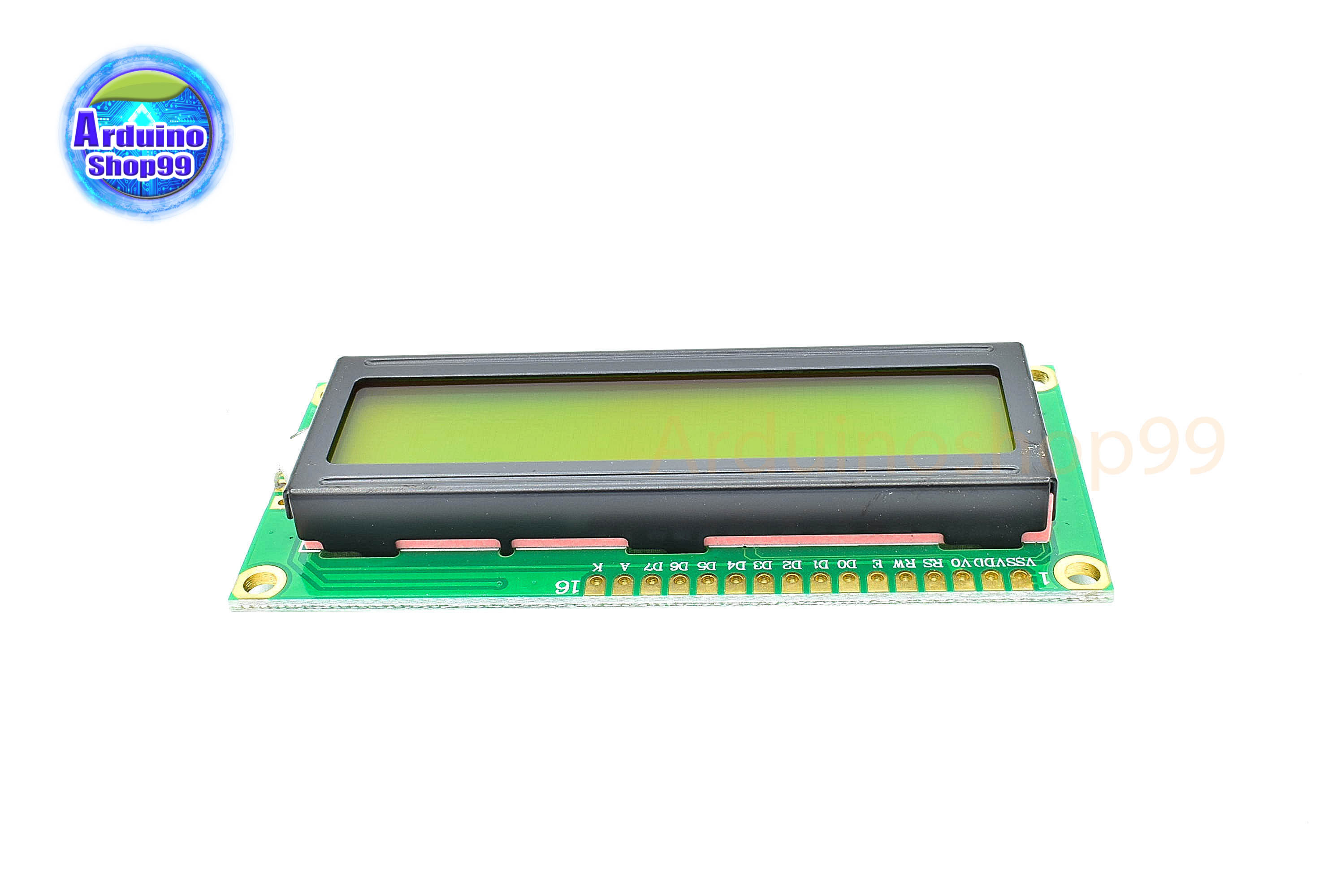 จอแสดงผล LCD 1602 ขนาด 16*2 สีเหลือง ; LCD1602 (Yellow Screen)