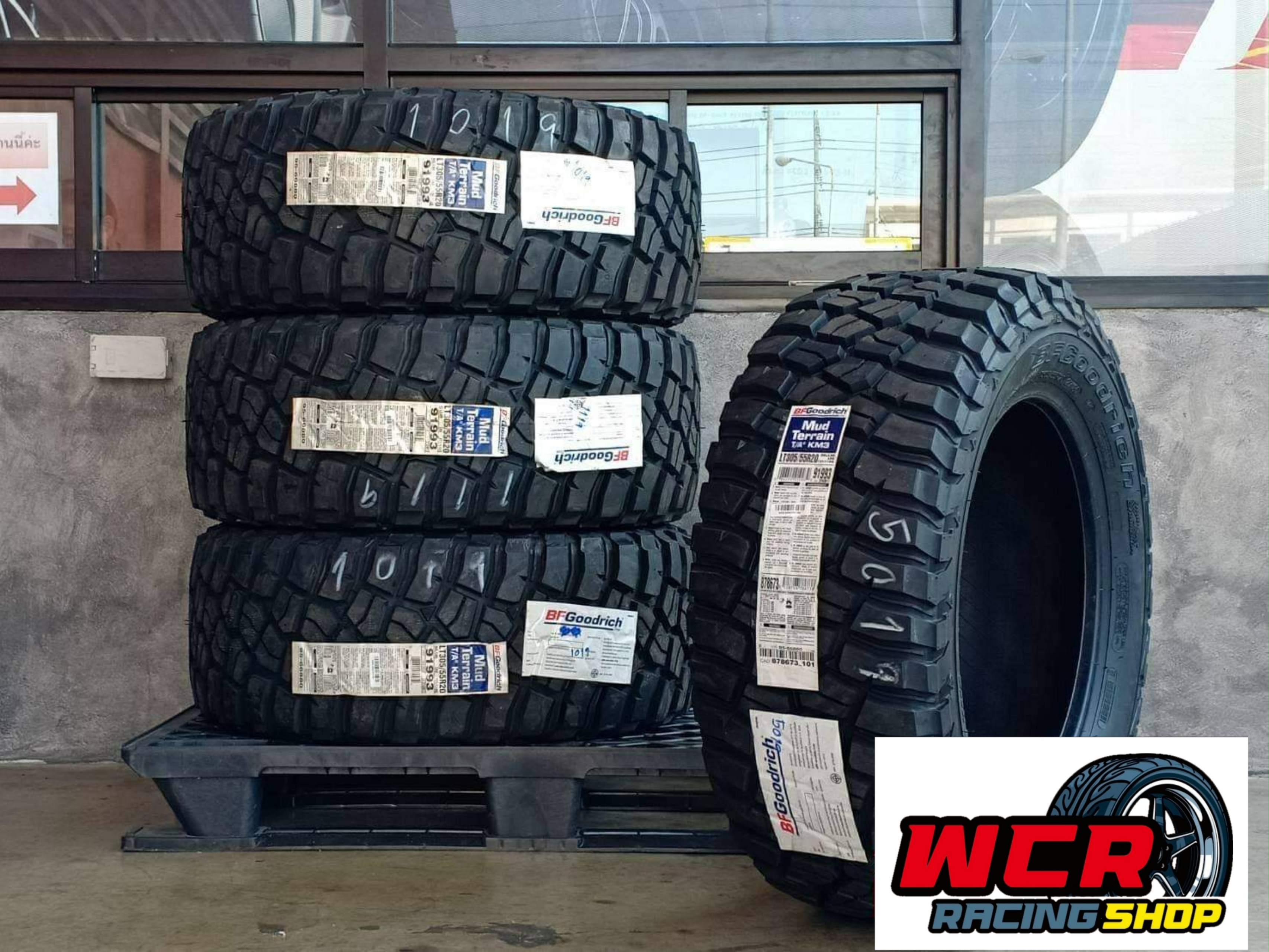 ยางขนาด 305/55R20 BF GOODRICH MT-KM3 USA ยางใหม่ปี19