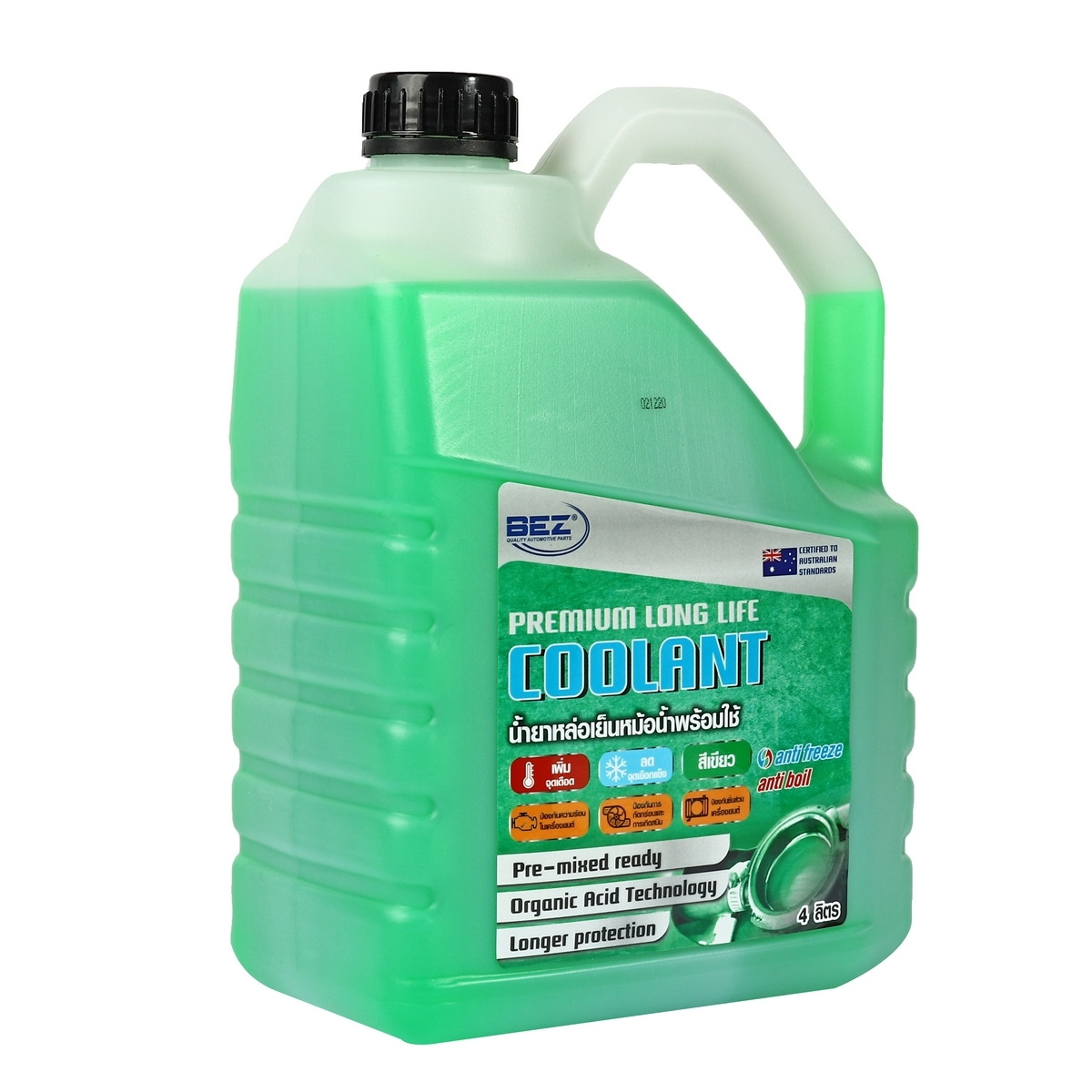 BEZ น้ำยาหล่อเย็นหม้อน้ำ สีเขียว ขนาด 4L