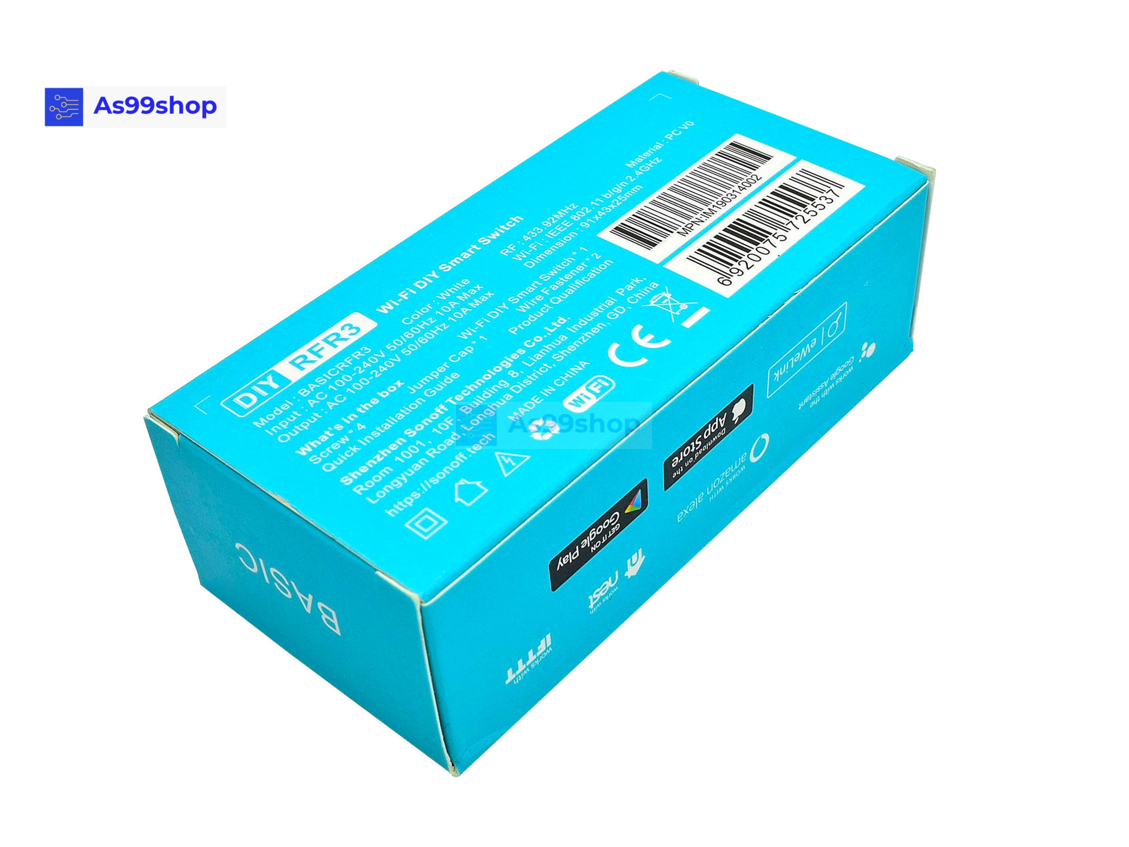 SONOFF RFR3 Wi-Fi DIY Smart Switch(433 Mhz)