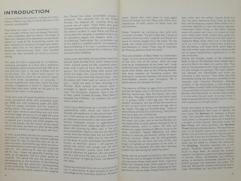 The Pictorial Encyclopedia of Fishes