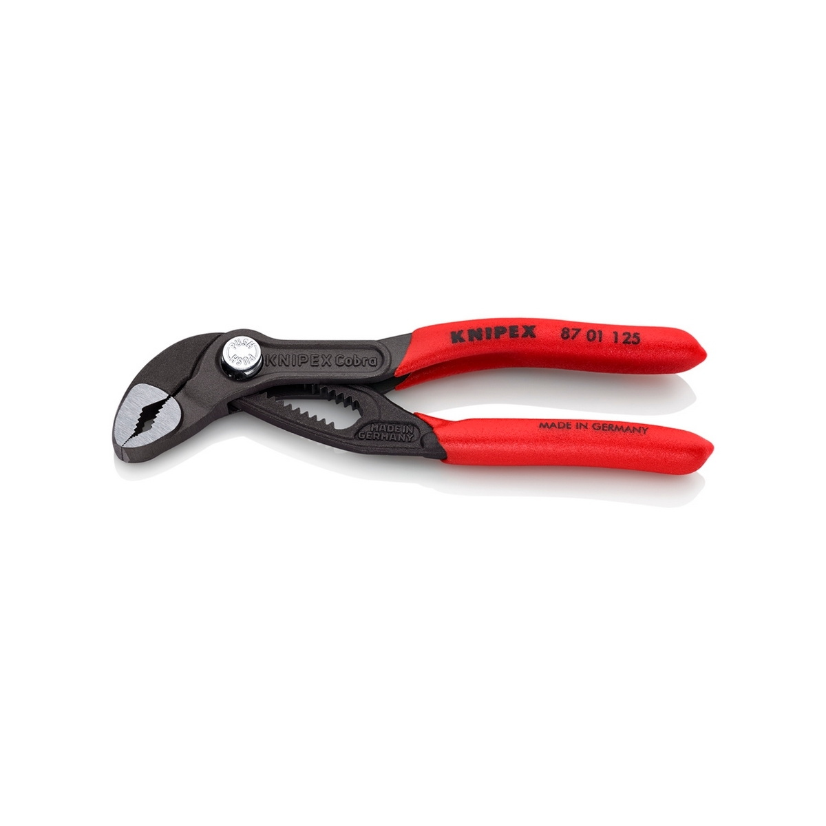 KNIPEX 87 01 125 คีมคอม้า รุ่น Cobra ด้ามพลาสติก 125mm (5")