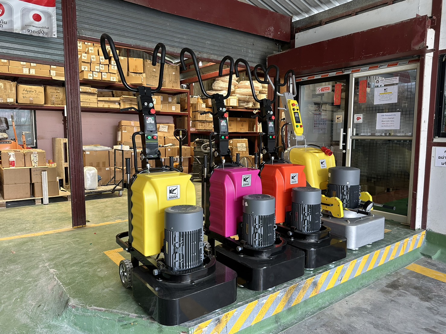 KMAN-Polish Machine GP1258-380V. (เครื่องขัดพื้นเอกนกประสงค์ 12ใบขัด)