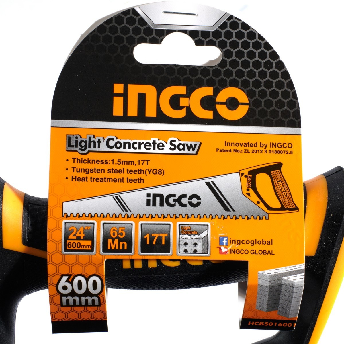 INGCO HCBS016001 เลื่อยตัดอิฐมวลเบา 24"