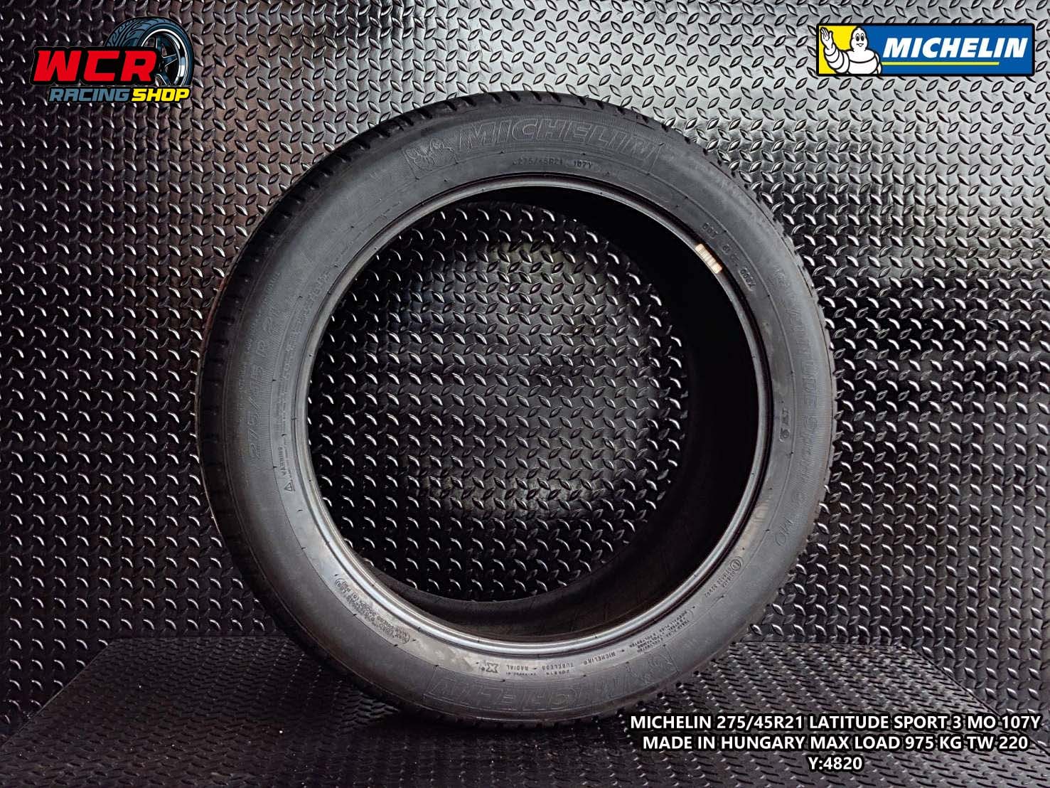 ยาง MICHELIN LATITUDE SPORT 3" ขนาด 275/45R21