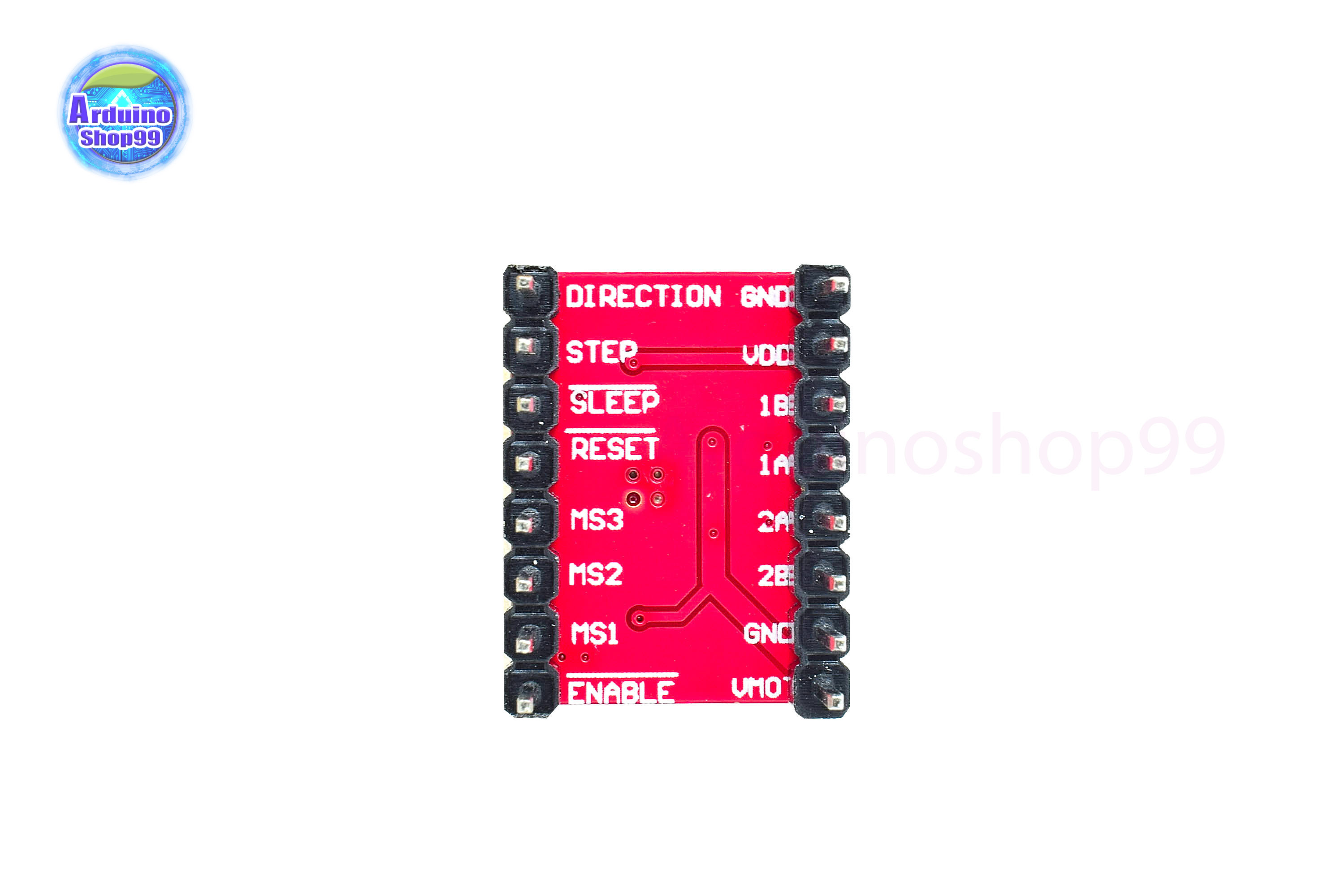 3D printer A4988 stepper motor driver Reprap send heat sink pin header has been welded red
