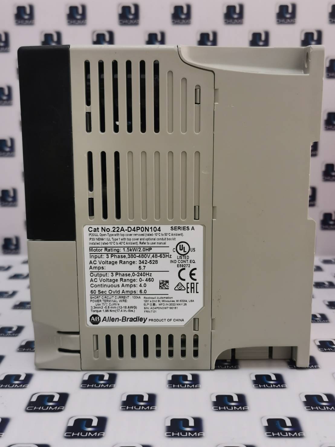 Allen Bradley, AB, 22A-D4P0N104