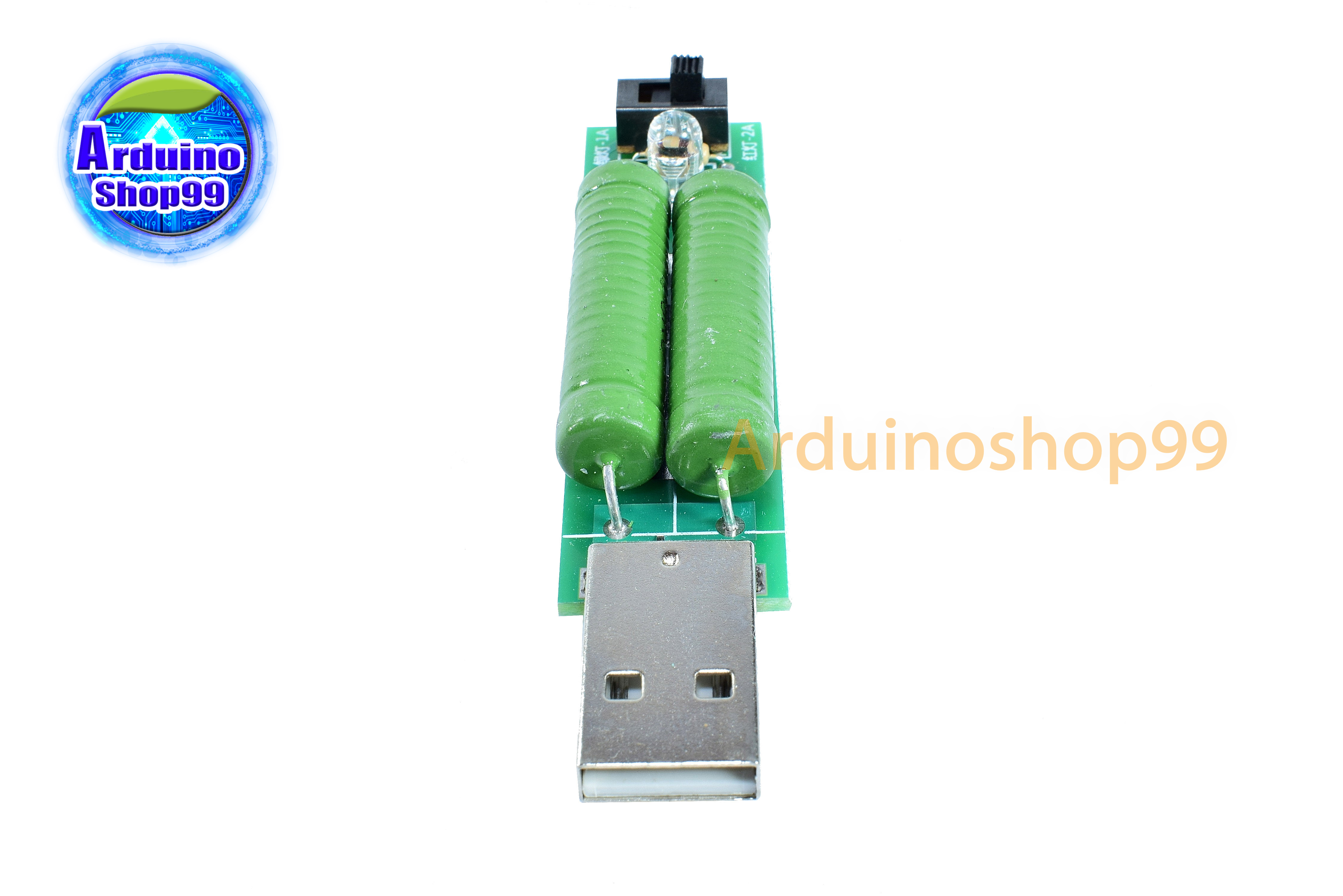 USB Charge Current Detection Load Testing instrument 2A/1A Discharge Aging Resistance USB Power Adapter