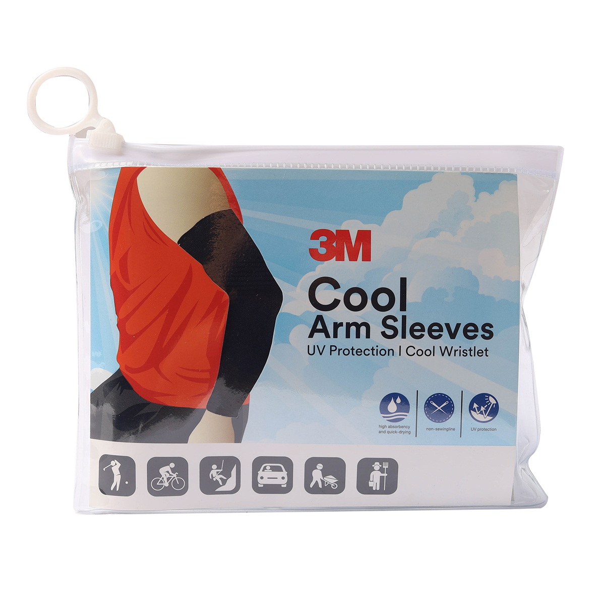 3M ปลอกแขนป้องกัน UV สีดำ/สีเทา