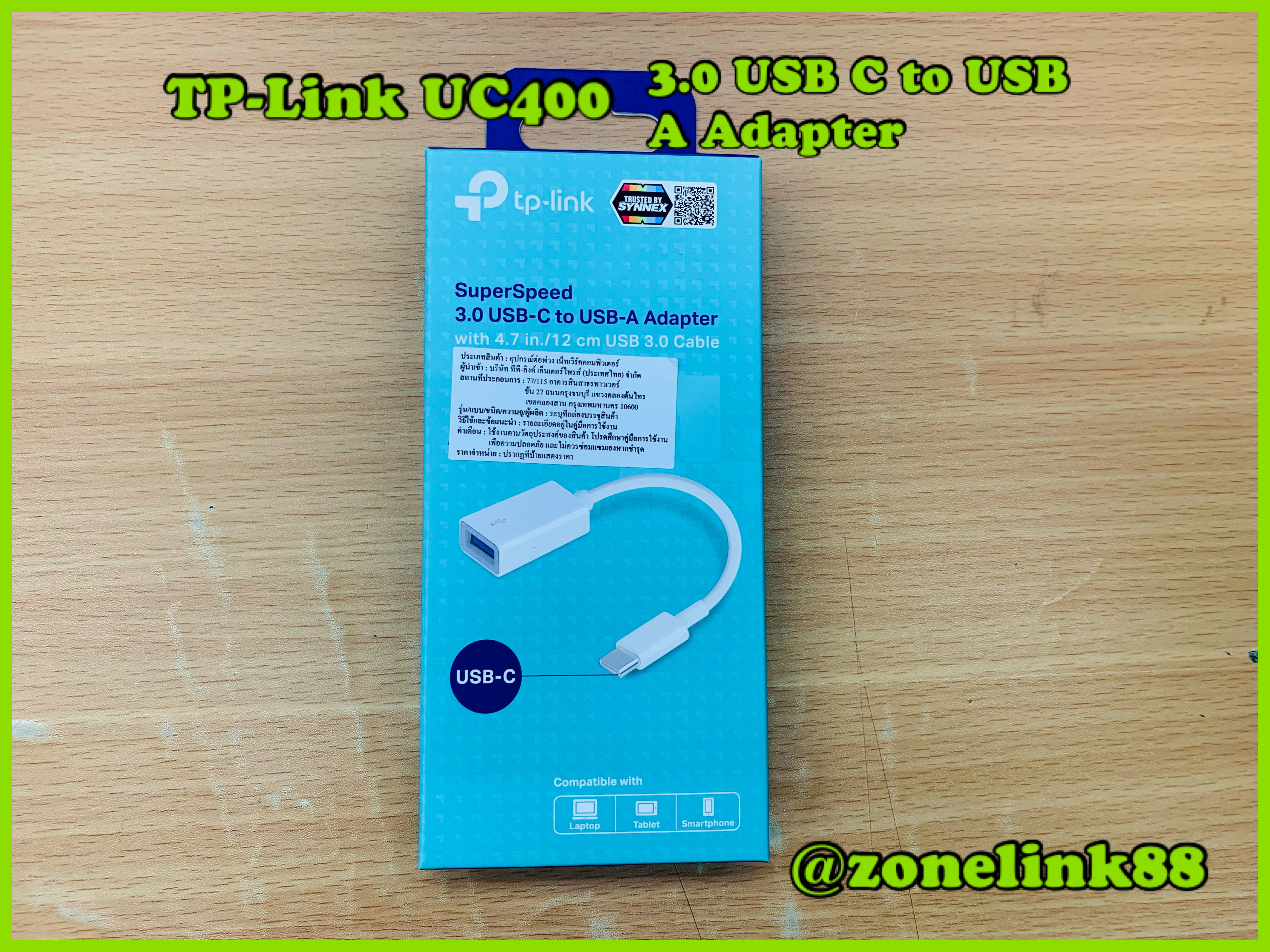 UC400 SuperSpeed 3.0 USB-C to USB-A Adapter