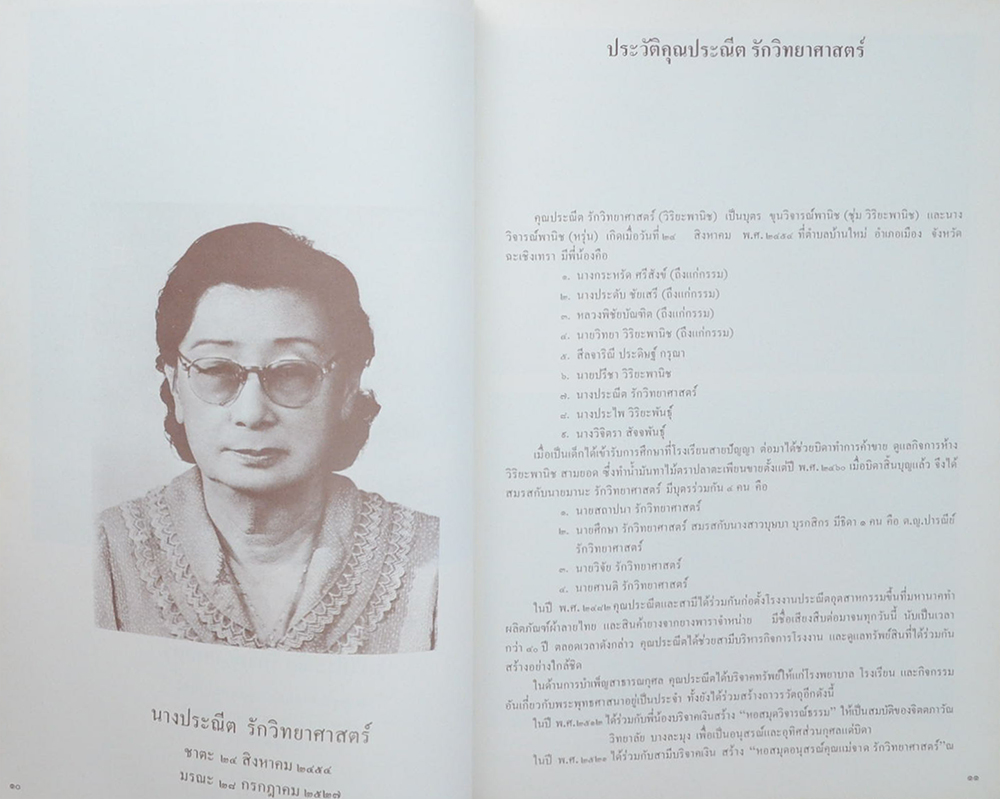นางประณีต รักวิทยาศาสตร์ (เรื่องการแต่งกายสมัยรัตนโกสินทร์และผ้าที่ใช้)