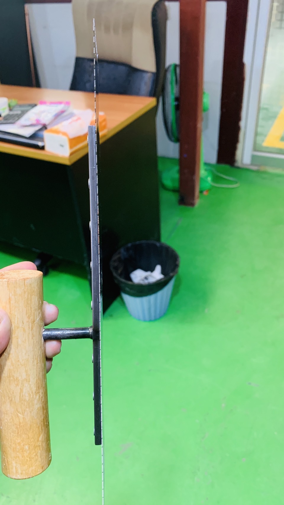 เกรียงฟัน 9.5x30 ซม.(ขนาดฟัน 1,2,3,5 มม.)