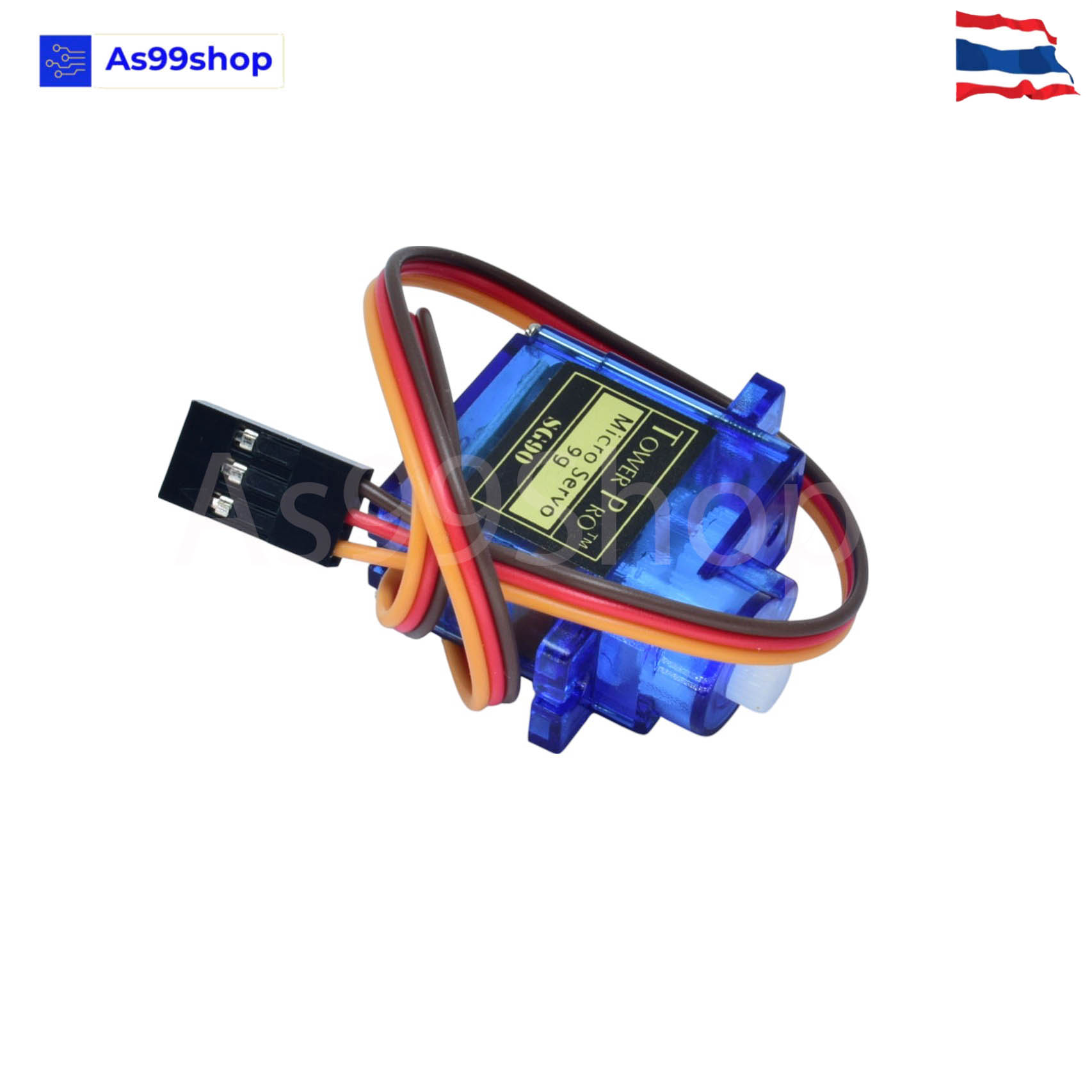 เซอร์โว Micro Servo Towerpro RC SG90 0 - 160 deg. แรงบิด 1.2-1.4 kg/cm (4.8V)