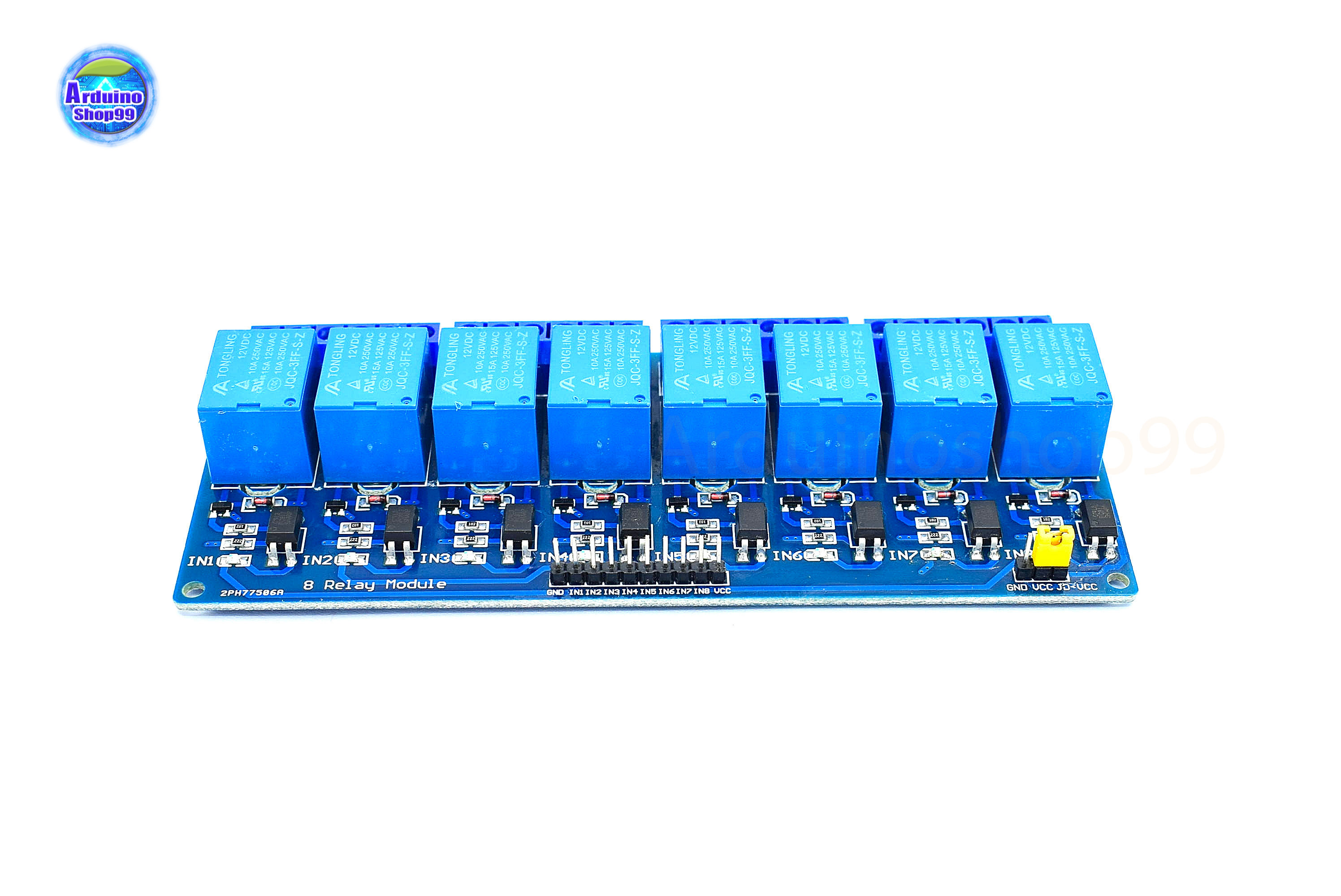Relay 12V 8 channel 10A