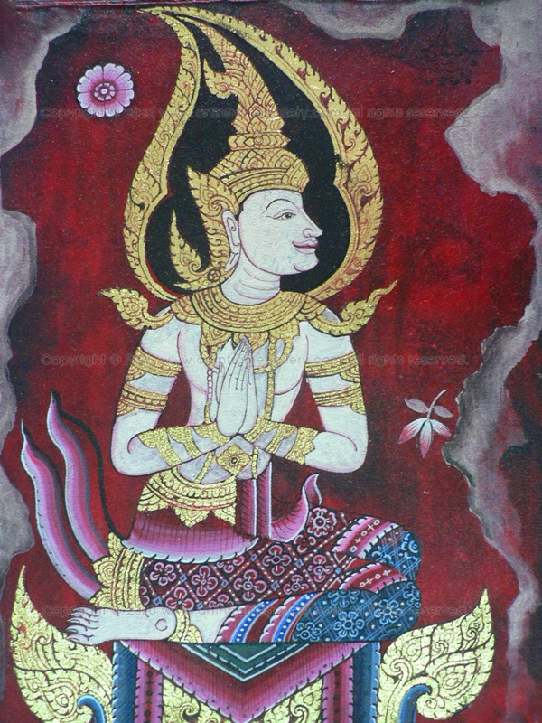 ภาพวาดตกแต่ง "เทวดา"