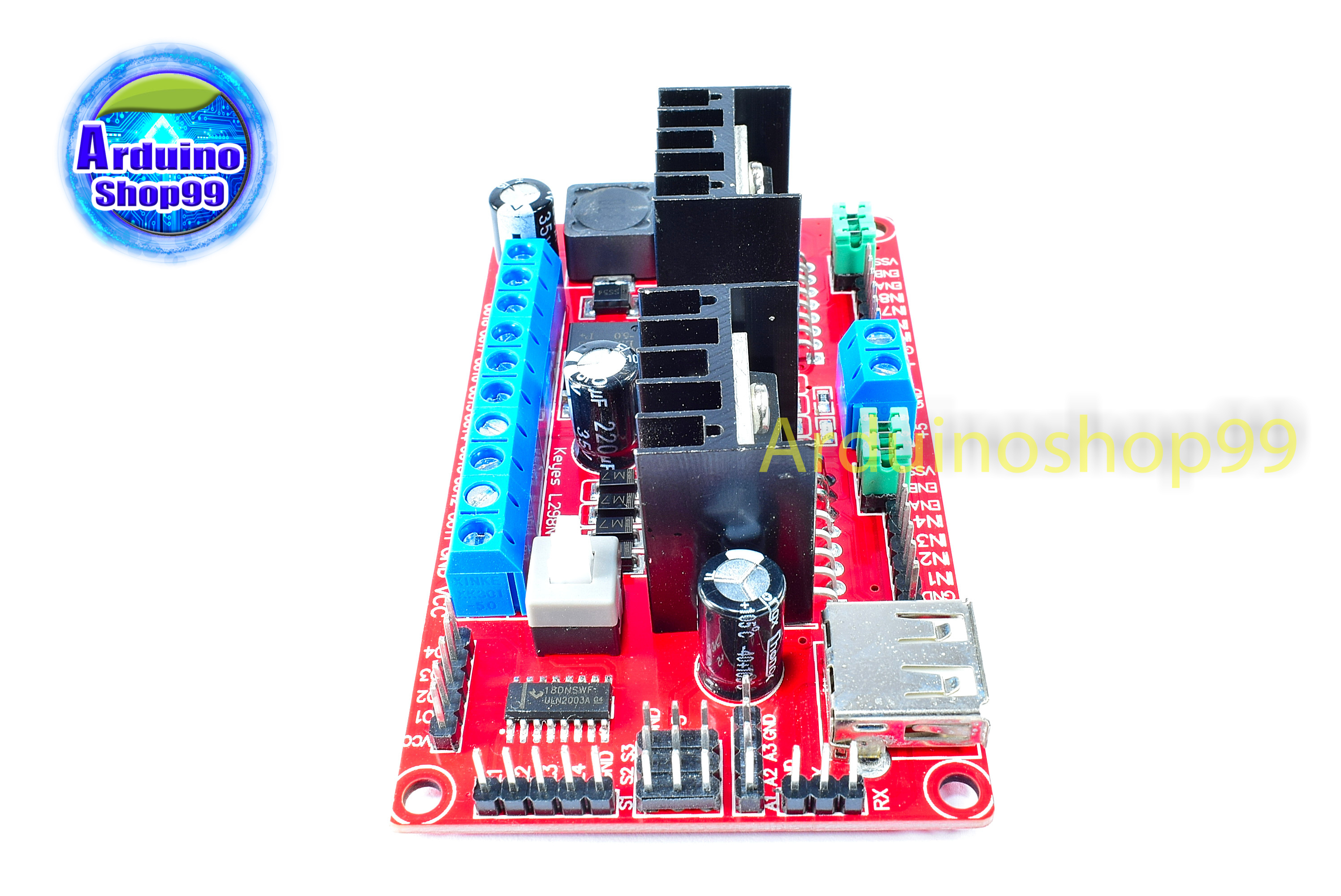 L298N V3 four DC stepper motor drive module