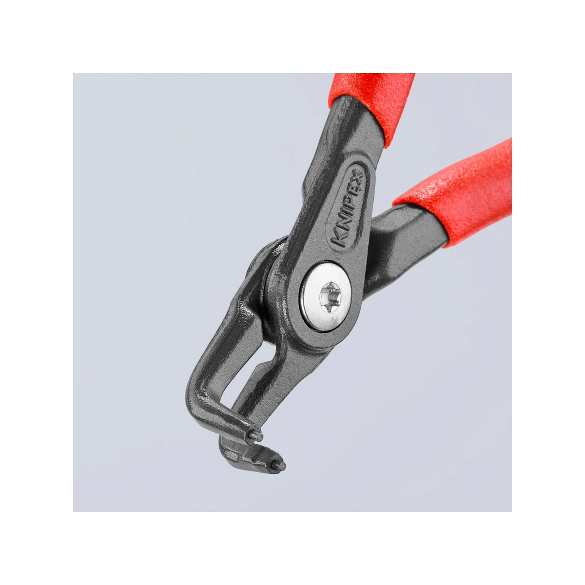 KNIPEX 48 21 J11 คีมหนีบแหวน 5" Precision ปลายงอ ปลาย 1.3mm