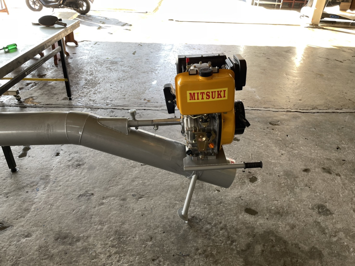 WPD-100 ปั๊มพญานาค ท่อ 8นิ้ว เครื่องดีเซล ท่อเหล็ก