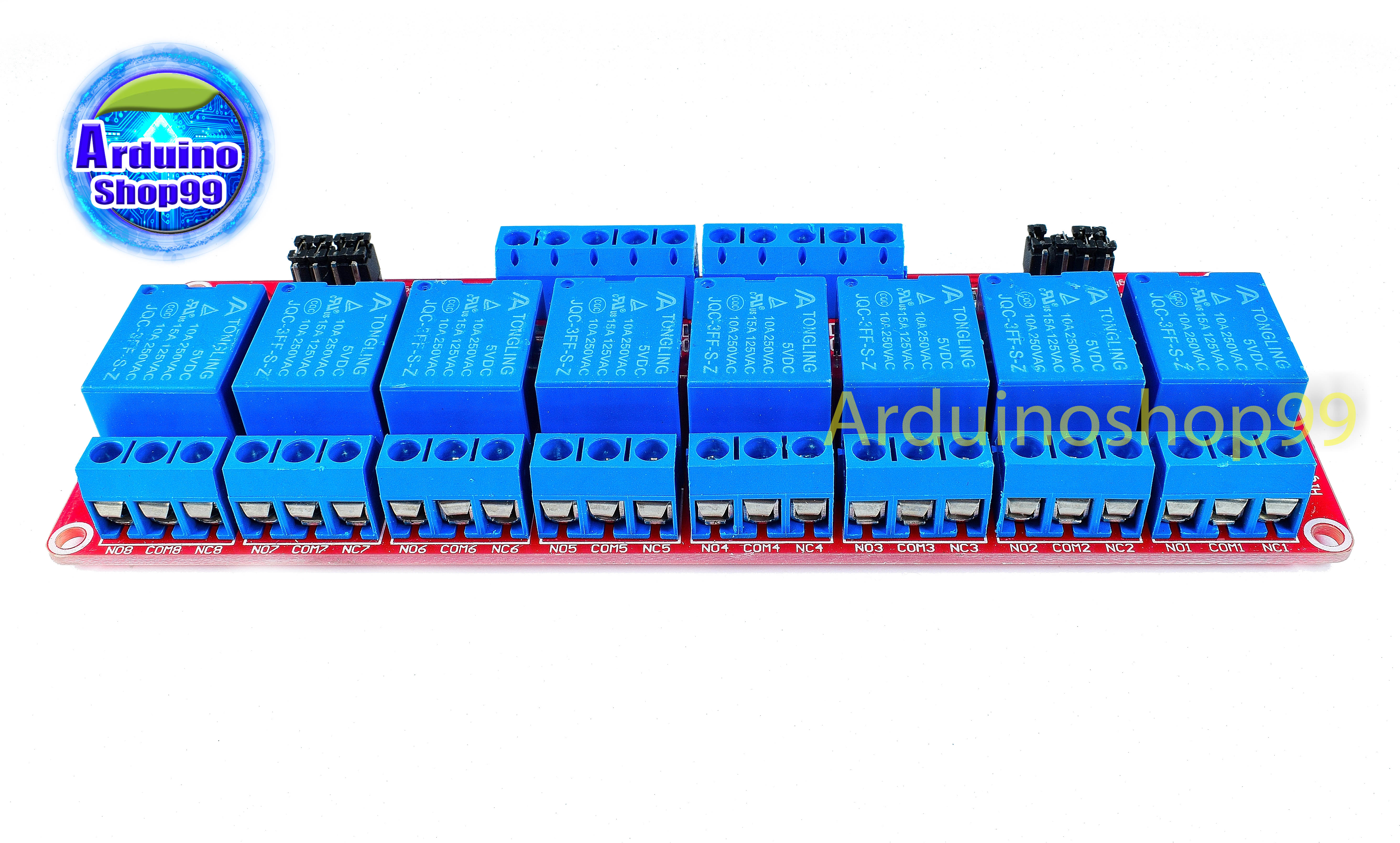 Relay 5v 8 Channel 10A 250V แบบ Active High/Low