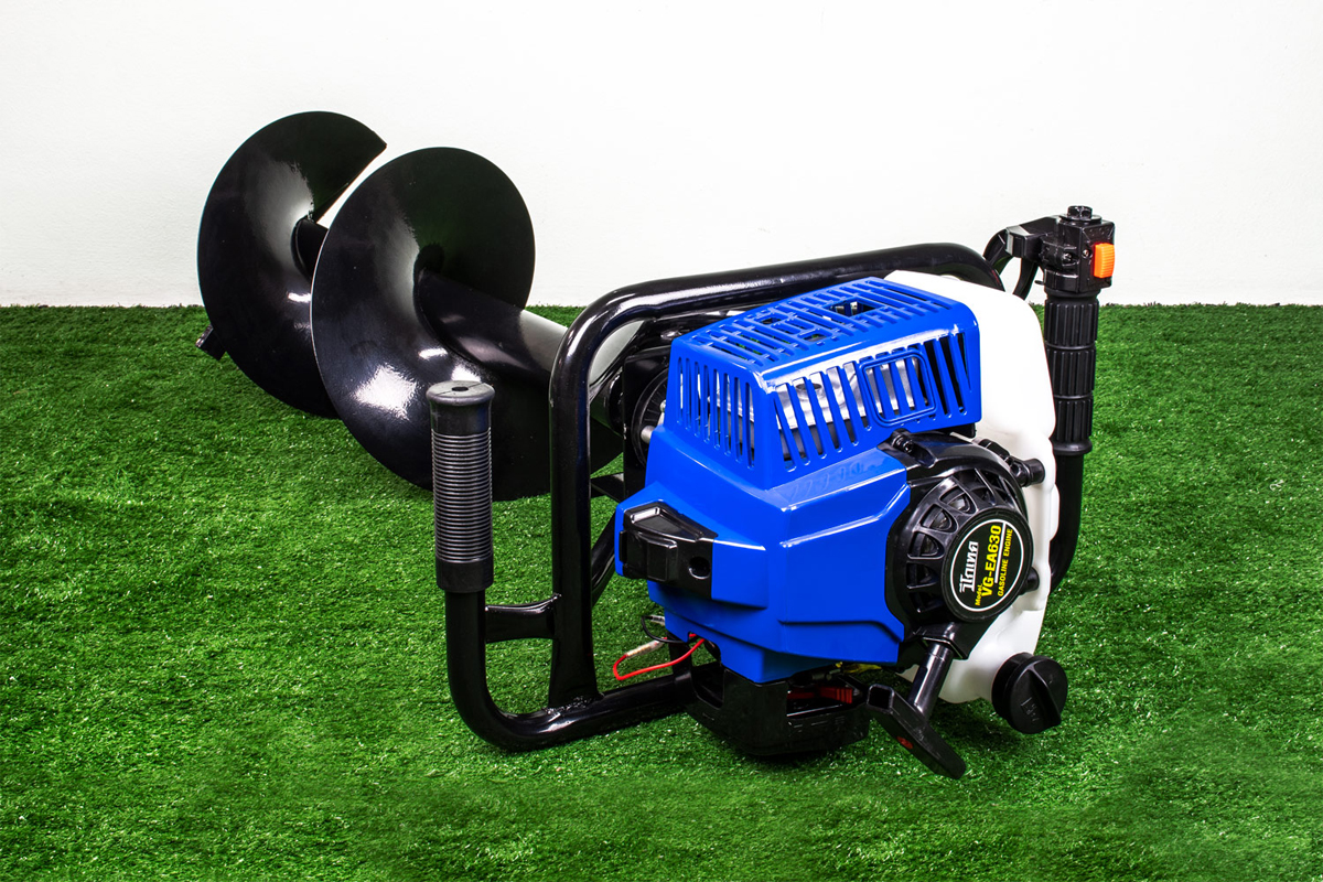 VIGOTECH VG-EA630 เครื่องเจาะดิน 12" เบนซิน 2จังหวะ 4HP