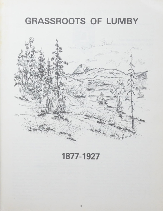GRASSROOTS OF LUMBY 1877-1927