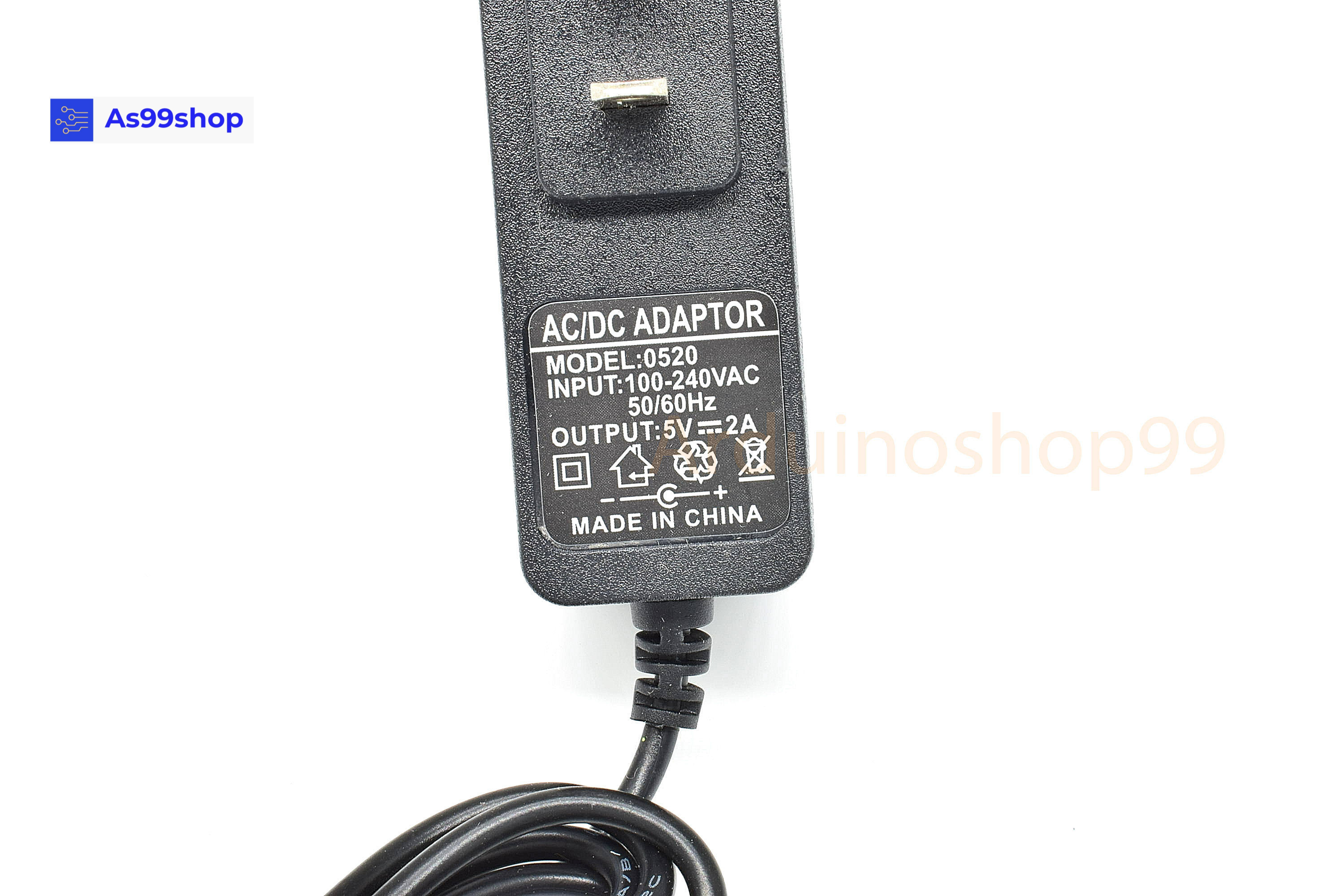 DC 5V/2A Power Adapter AC100-240V Output DC 5V 2A US Plug