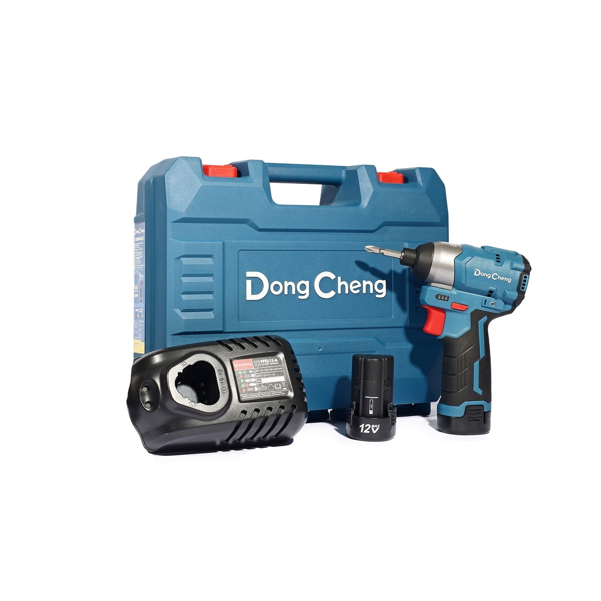 Dong Cheng DCPL04-8-EK ไขควงกระแทกไร้สาย 140Nm. 12V แบตx2