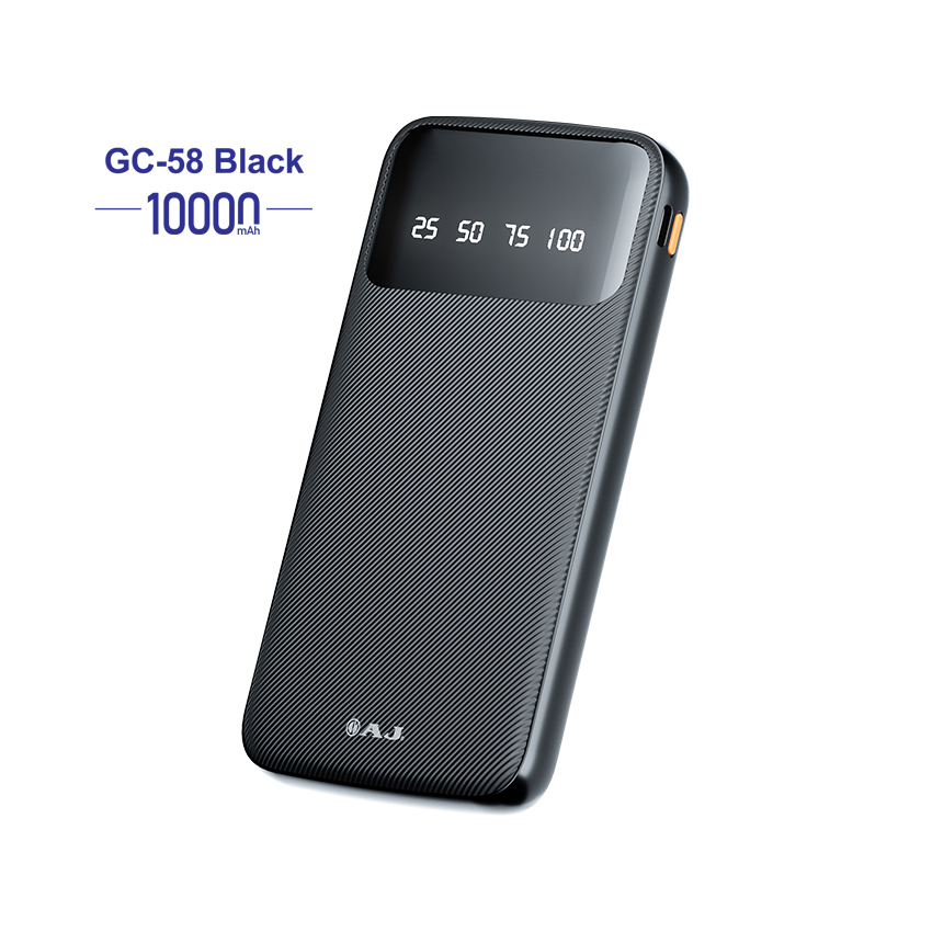 AJ พาวเวอร์เเบงค์ รุ่น B200 ความจุ 20000mAh มีสายชาร์จในตัว มีไฟบอกระดับเเบตเตอรี่ (มอก.2879-2560) ประกัน 1 ปี