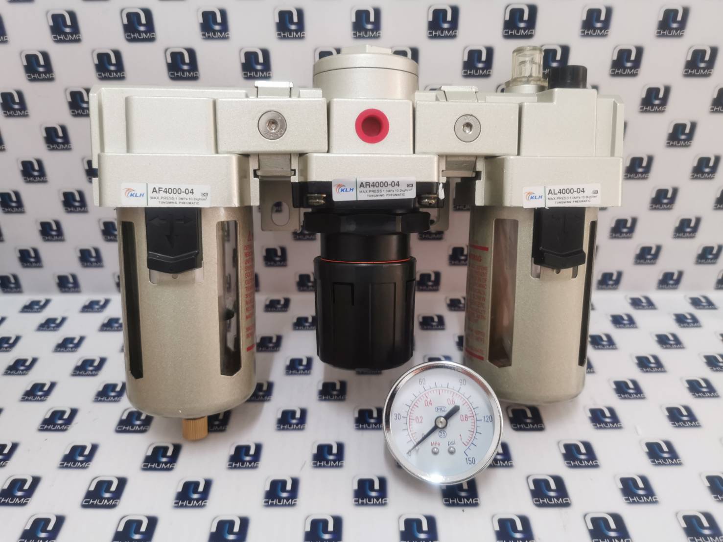 Air Service Unit, ชุด regulator, F.R.L Unit, FRL Combination/Preparation unit ชุดกรองลม