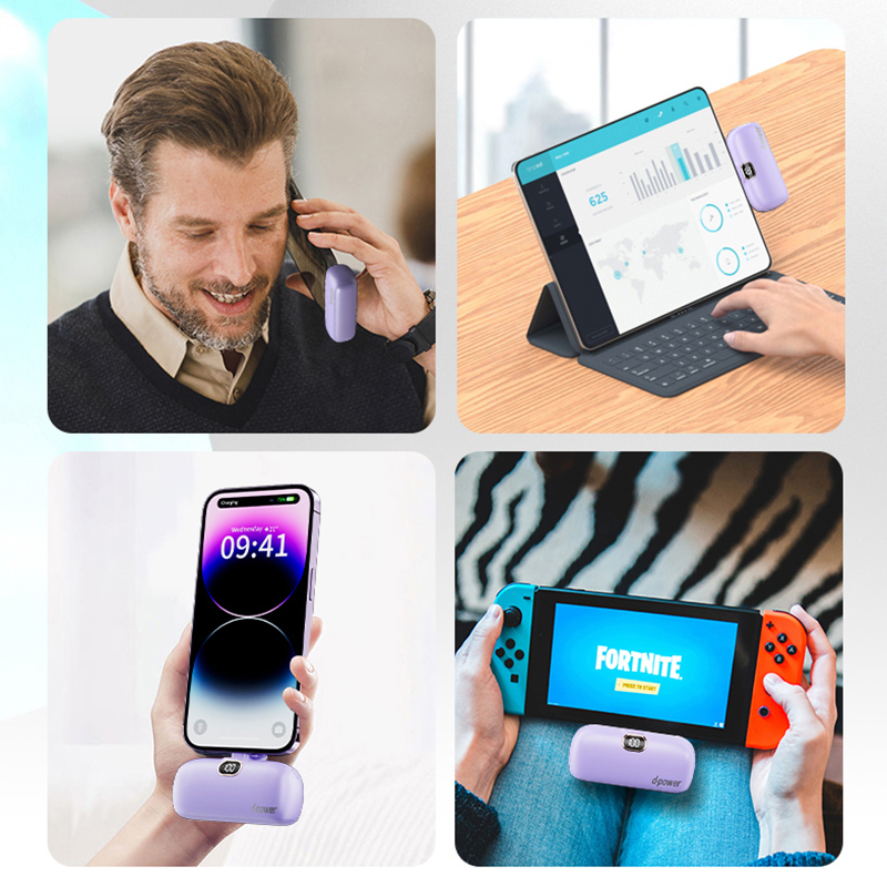 d-power พาวเวอร์เเบงค์ รุ่น S28 ความจุ 5200mAh ชาร์จเร็ว PD20W มีปลั๊กชาร์จในตัว (มอก.2879-2560) รับประกัน 1 ปี