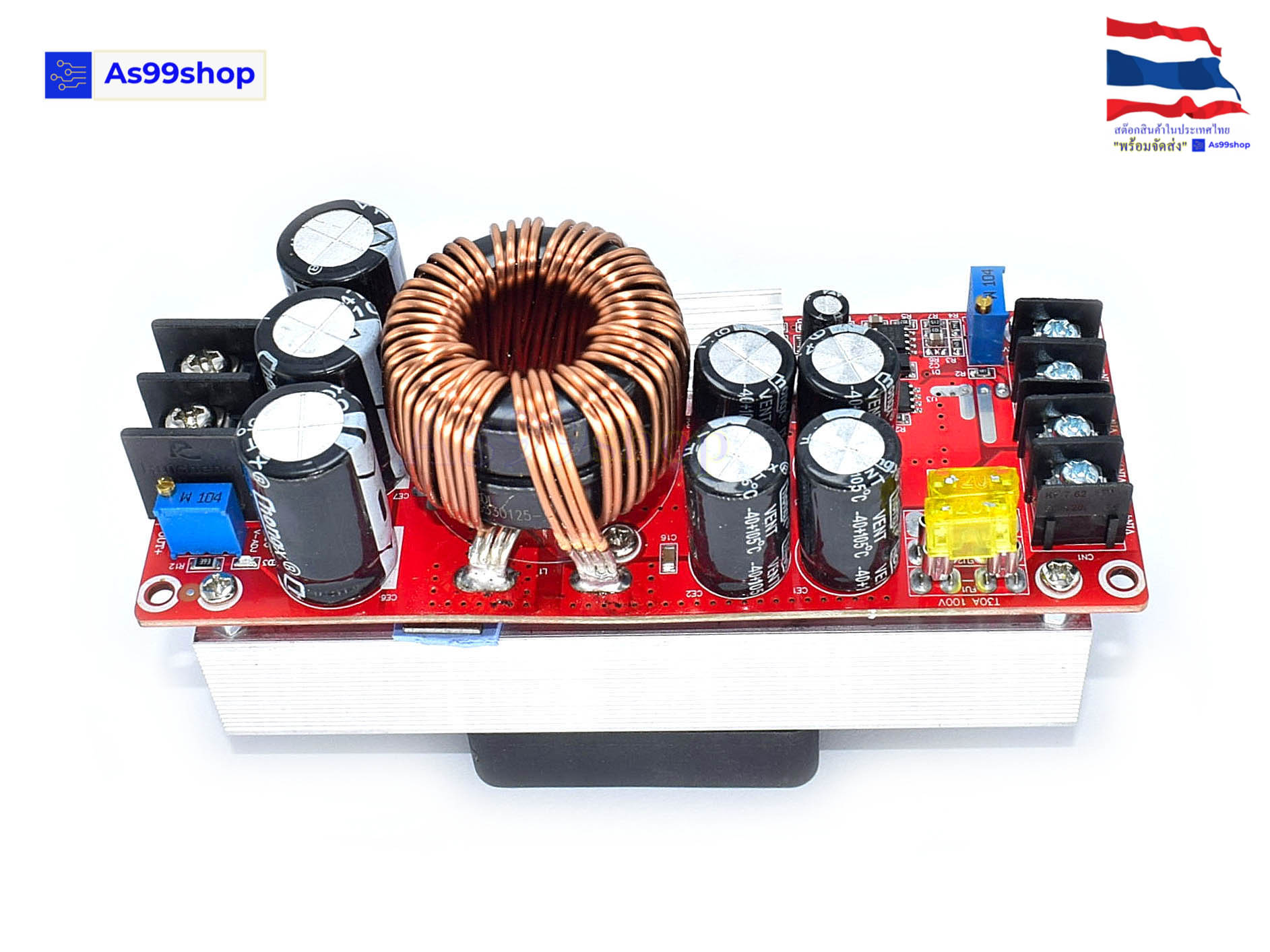 1500W 30A DC Converter Boost Power Supply Module Input 12-60V Output 12-90V (Step Up )
