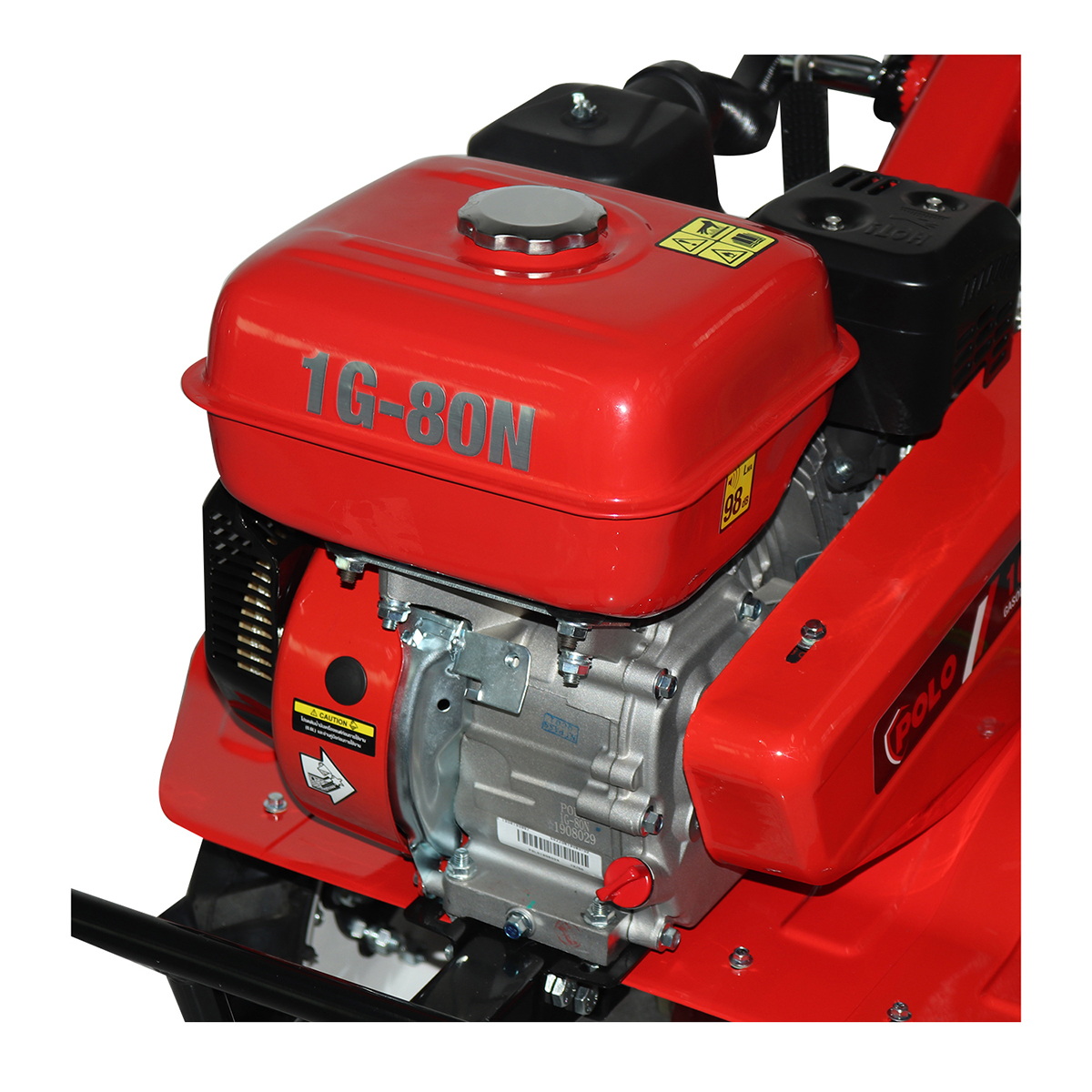 POLO 1G-80N เครื่องพรวนดิน เครื่องเบนซิน 7HP เชือกดึง