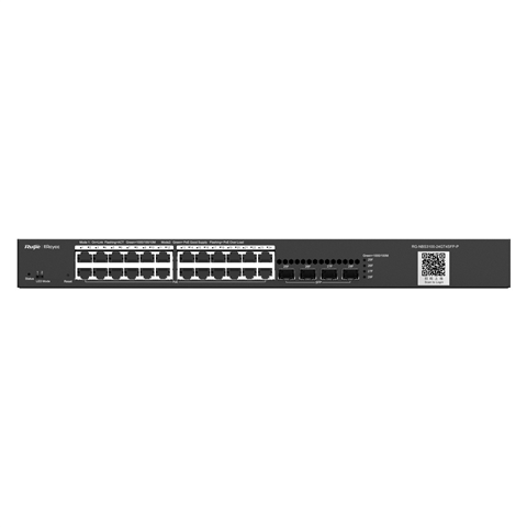 Reyee RG-NBS3100-24GT4SFP-P L2 Cloud Managed POE Switch 24 Port Gigabit 370W ราคารวมVAT